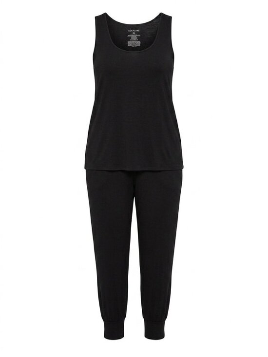 Adore Me Other - NWT Adore Me 2 Piece Pajama Set Sz XL Black Tank Top And Long Pants Sleepwear